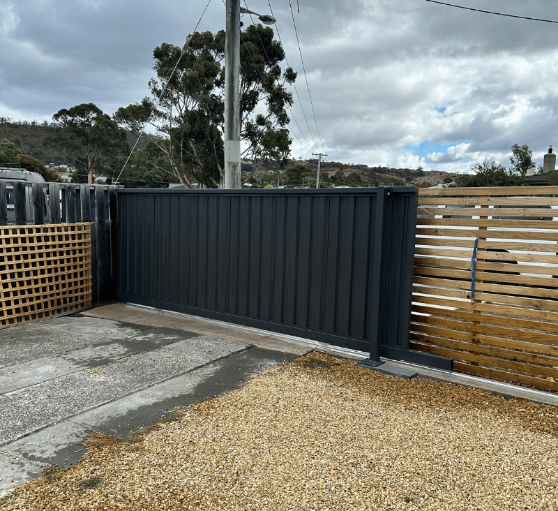 Automatic Sliding gate - Hobart Fencing and Gates 2