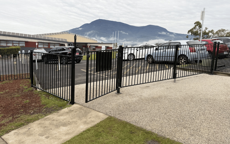 Aluminium fencing installed by hobart fencing and gates best fencing contractors in Hobart, TAS 3