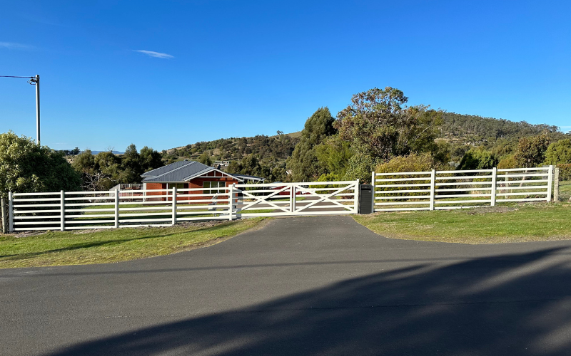 Timber Farm Fencing installed by Hobart fencing and Gates, Hobart TAS, Best fencing Contractor 7