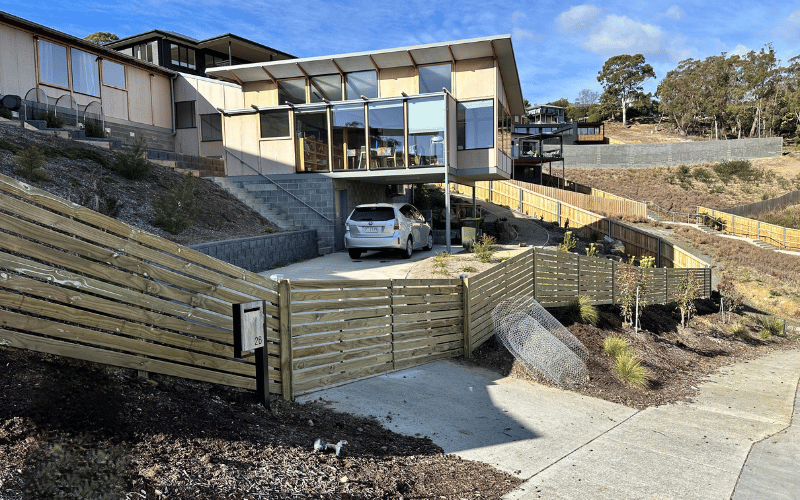 Timber fencing installed by hobart fencing and gates best fencing contractors in Hobart, TAS 6